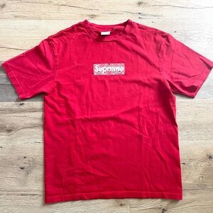 Supreme Bandana Box  Logo Tee FW19